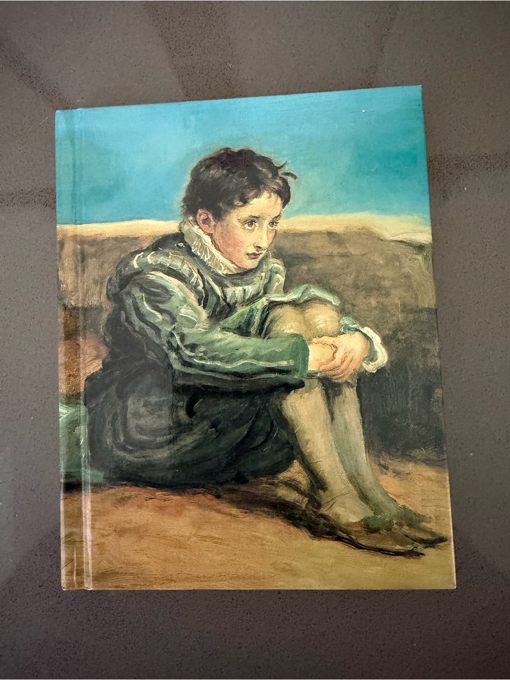 Vintage Boy Portrait, Art Print Address Diary